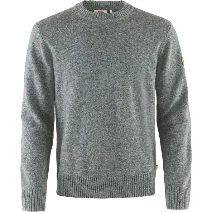 Mens Ethical Wool Ribbed Sweater - Moisture-Wicking Outdoor Apparel