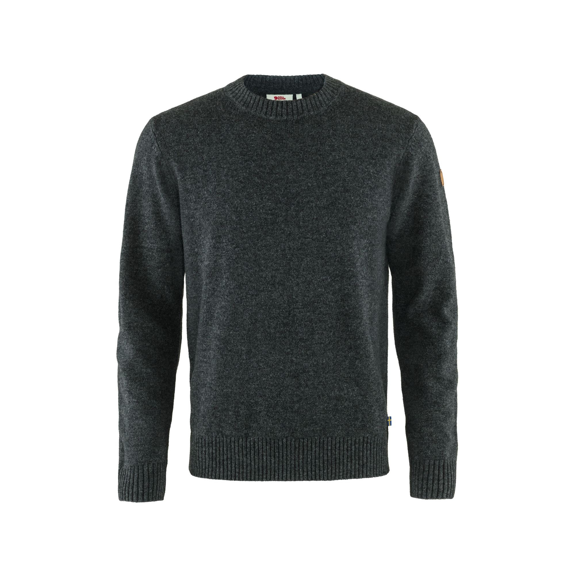 Mens Ethical Wool Ribbed Sweater - Moisture-Wicking Outdoor Apparel
