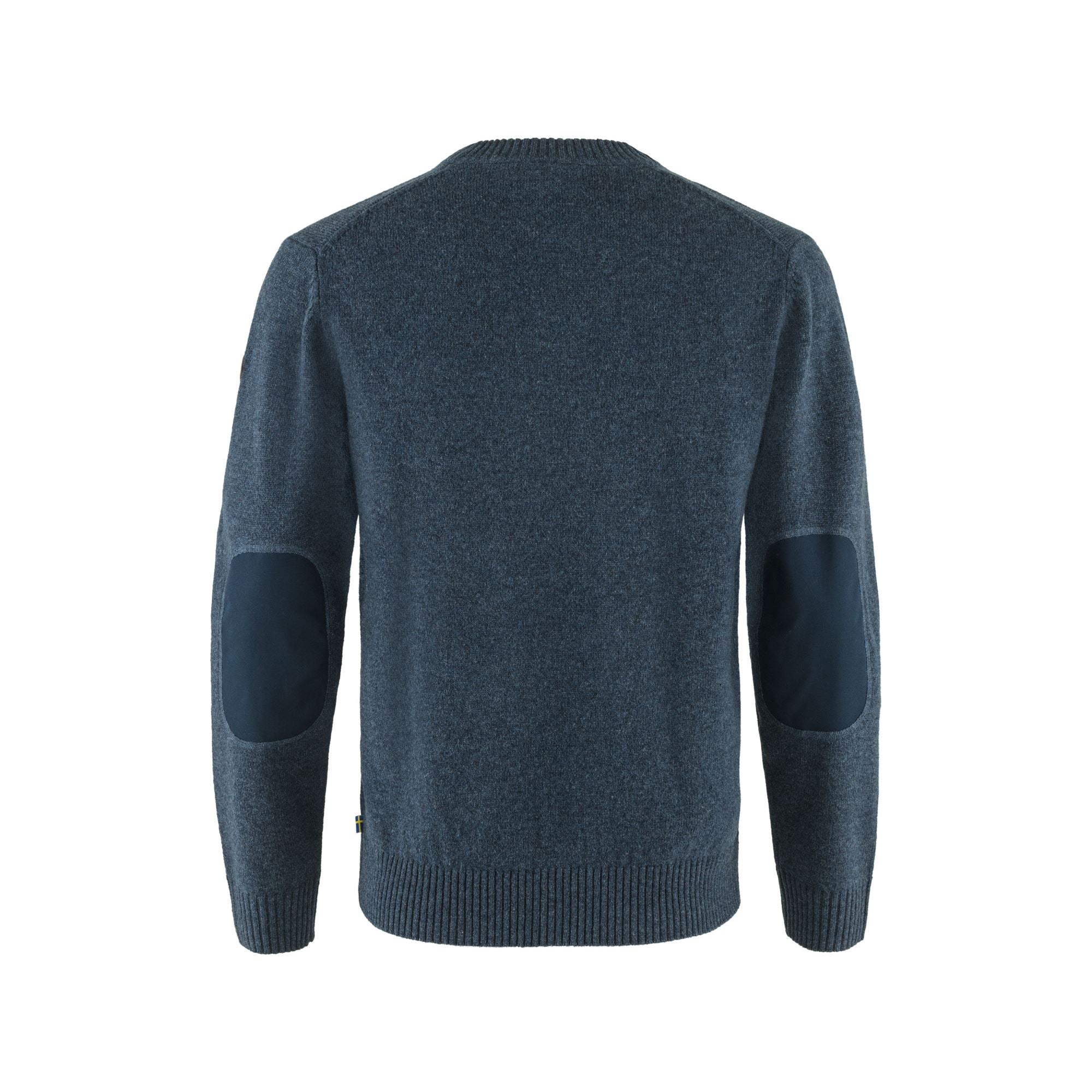 Mens Ethical Wool Ribbed Sweater - Moisture-Wicking Outdoor Apparel