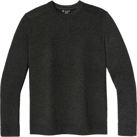Mens Merino Wool Crew Neck Sweater - Moisture-Wicking Comfort
