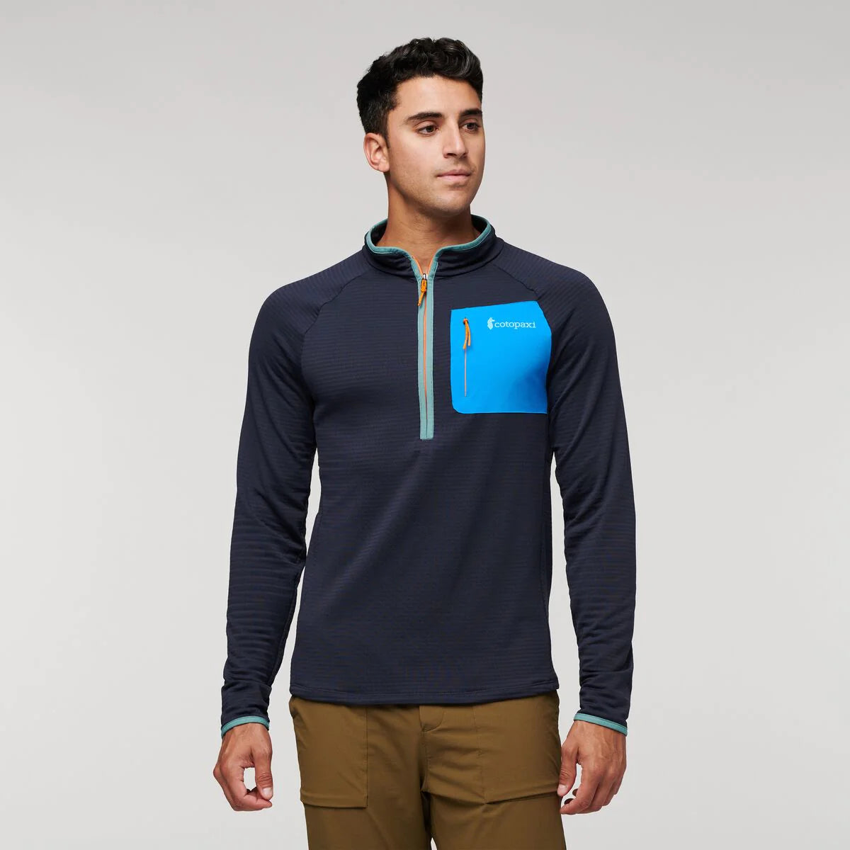 Technical Fleece Half-Zip Pullover Jacket for Outdoor Adventure