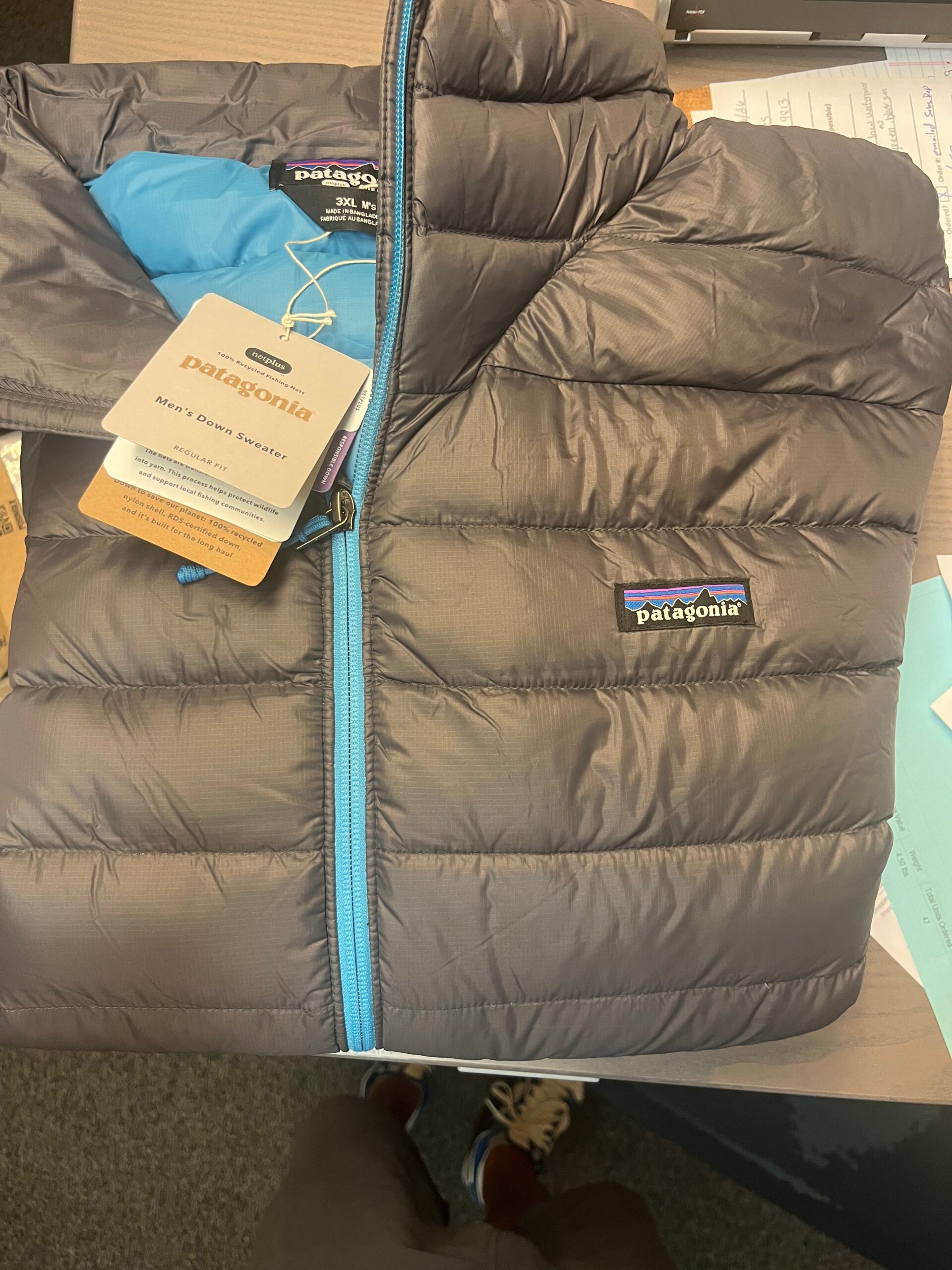 Mens Insulated Down Jacket | Warm Windproof Outdoor Apparel