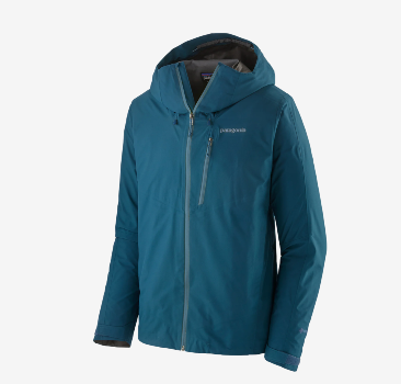 Packable Waterproof Calcite Jacket in Crater Blue