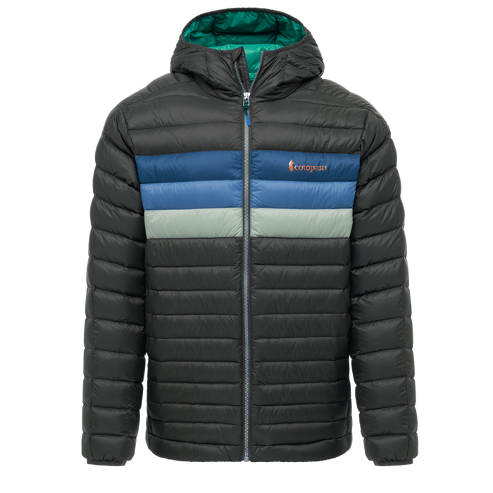 Water-Resistant Lightweight Black Hooded Jacket with Scuba Hood