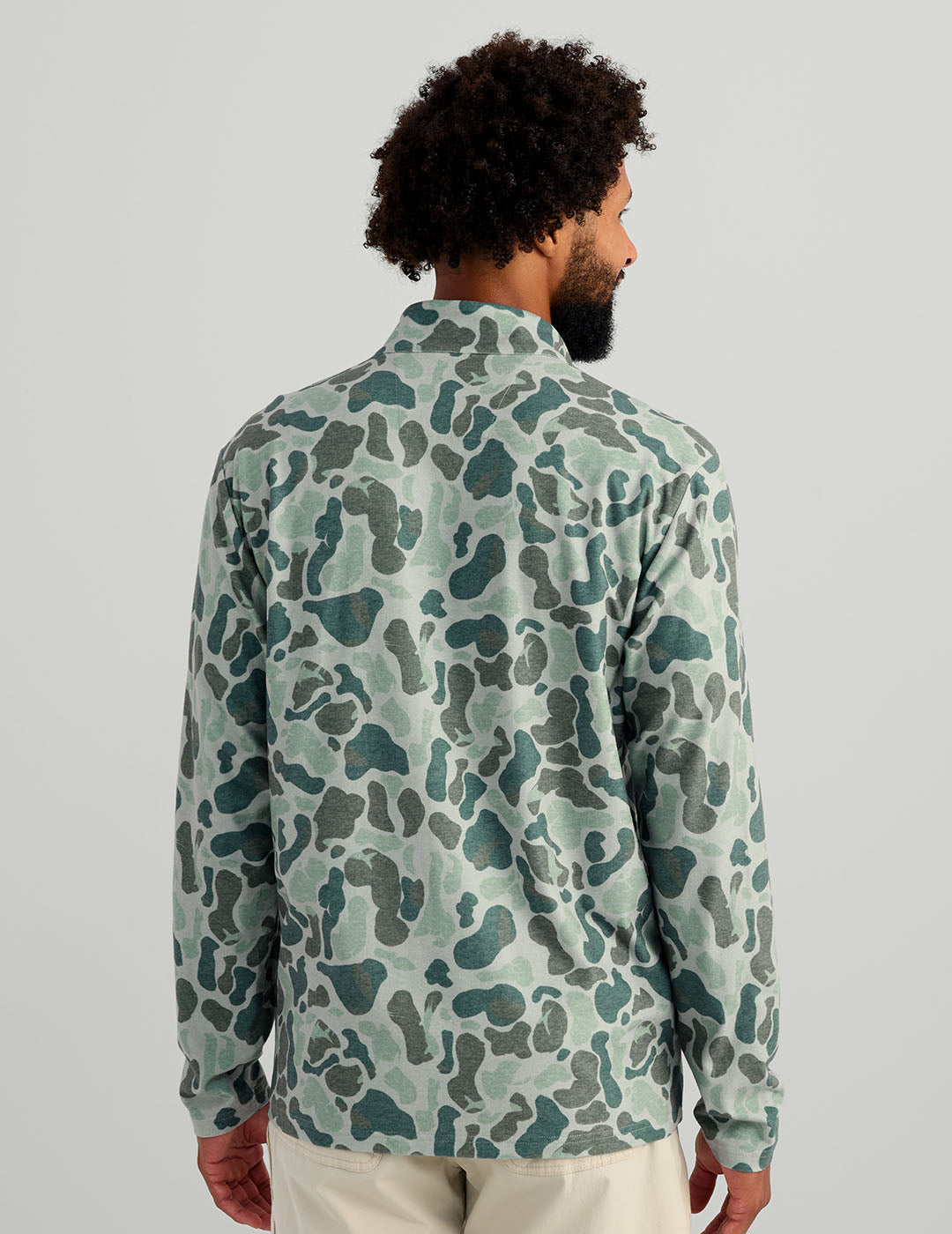 Leeward Lightweight Fleece 1/4 Zip Jacket - Print Design