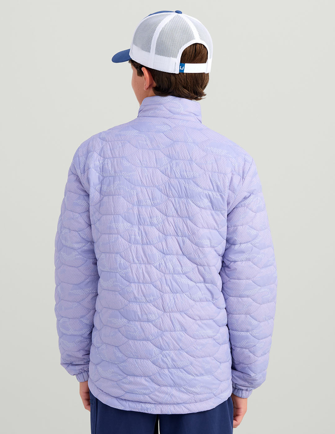 Lightning Sky Geo Camo Kids Insulated Jacket