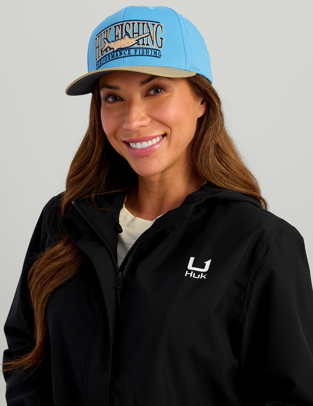 Waterproof Womens Black Storm Jacket with Adjustable Hood