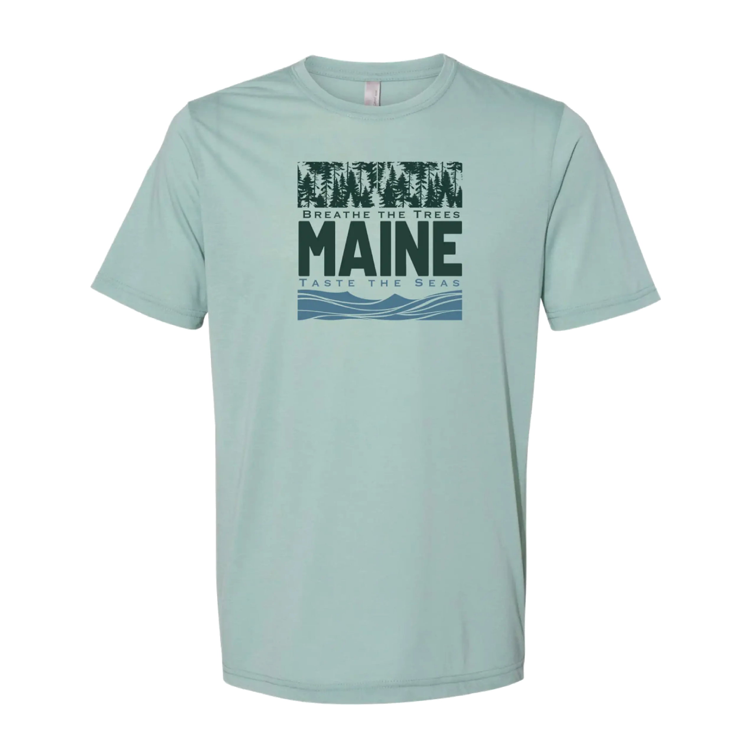 Maine Collection Sage Green T-shirt - Lightweight & Soft
