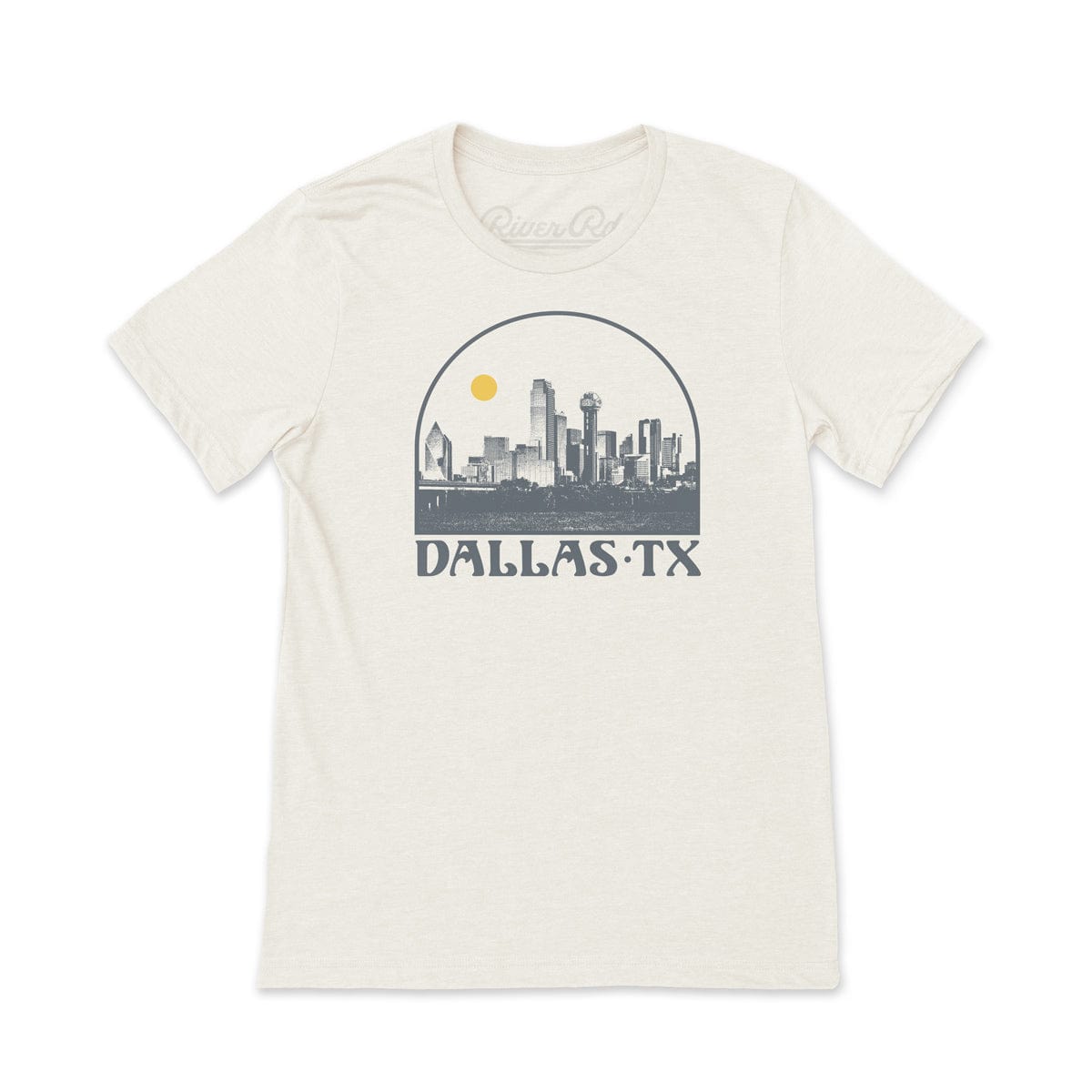 Vintage Dallas Skyline Unisex Cream Tee