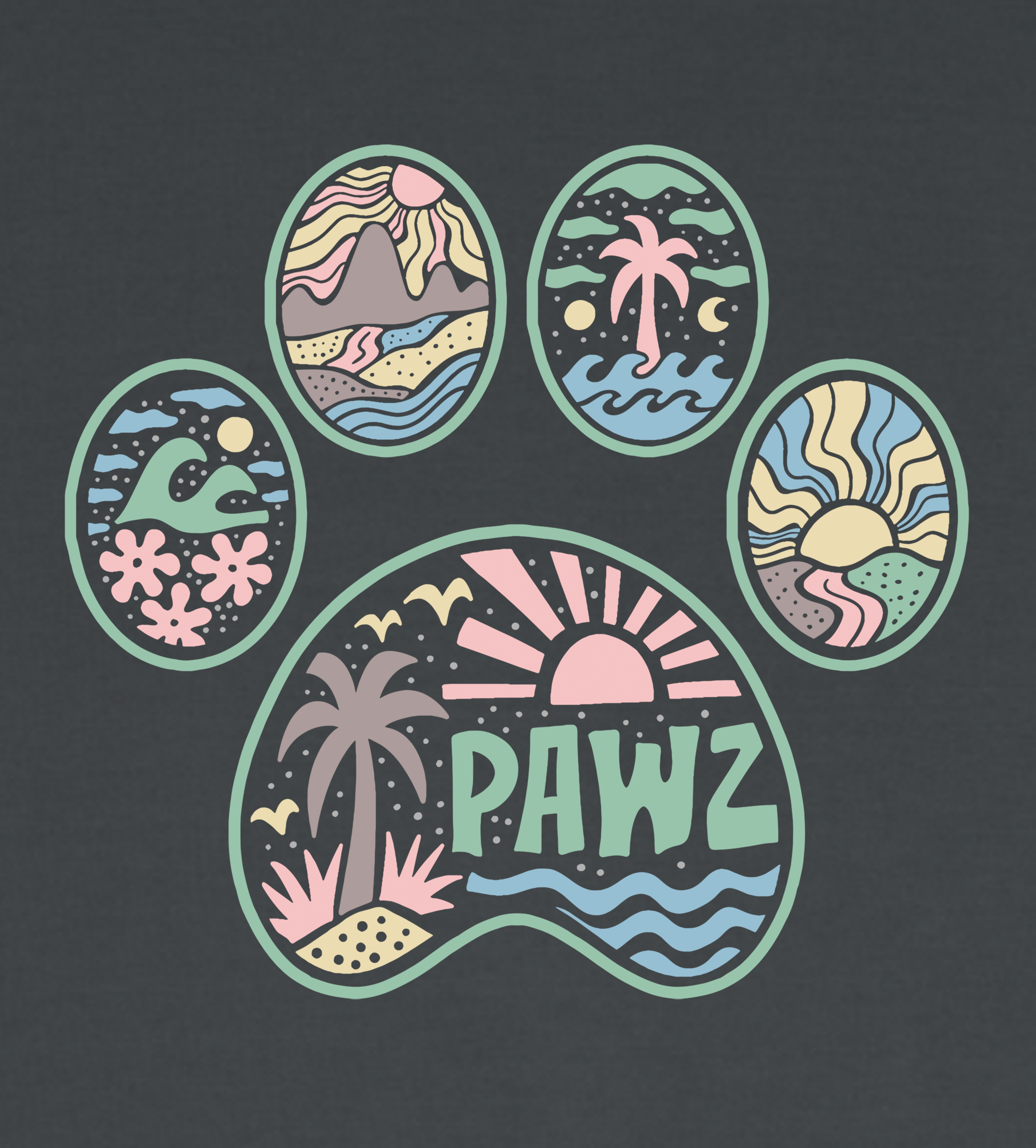 Beach Sunrise (Adult Crewneck) Super Sale