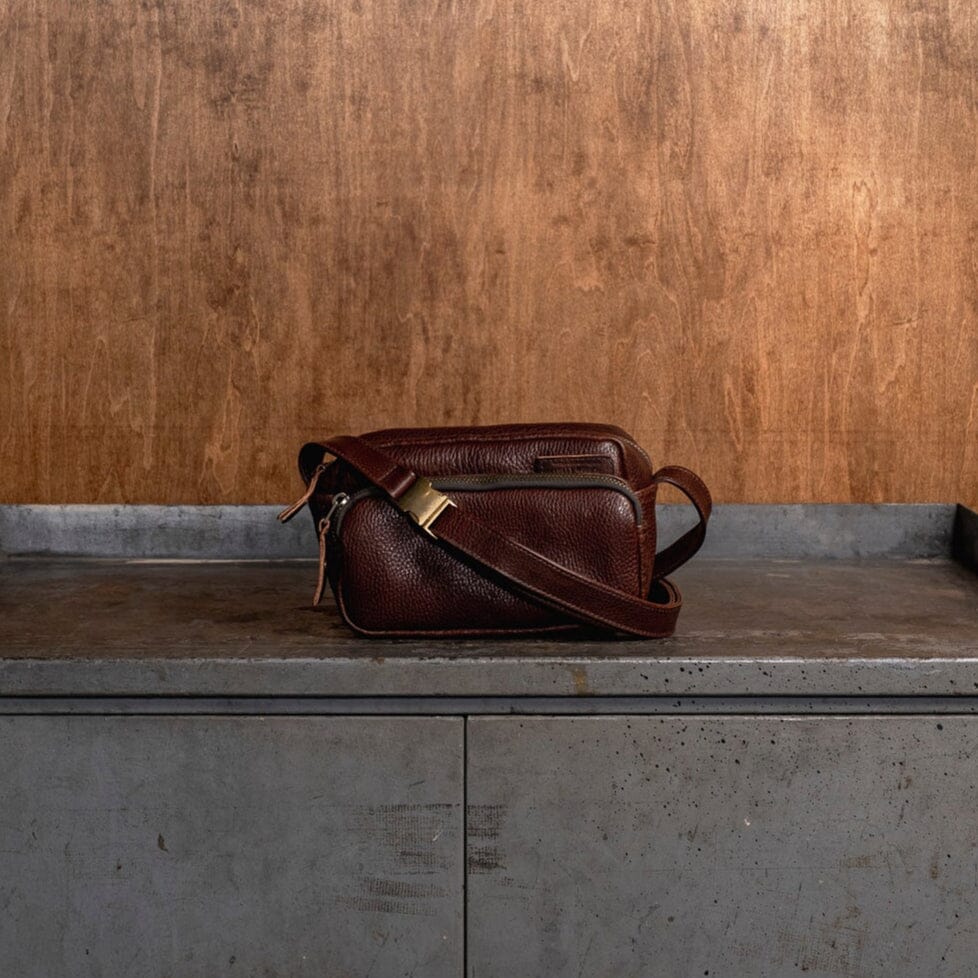 Rangefinder Bag - All Leather Walnut
