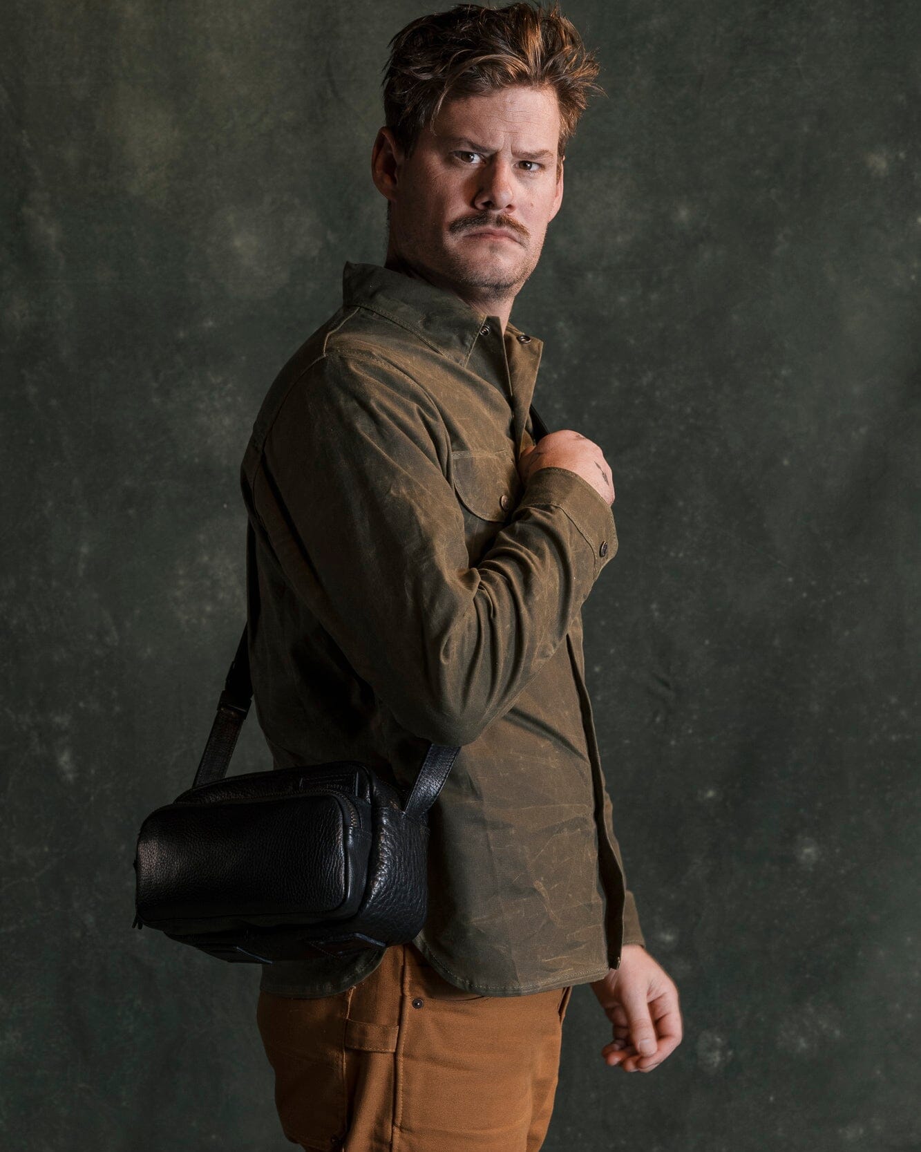 Rangefinder Bag - All Leather Black