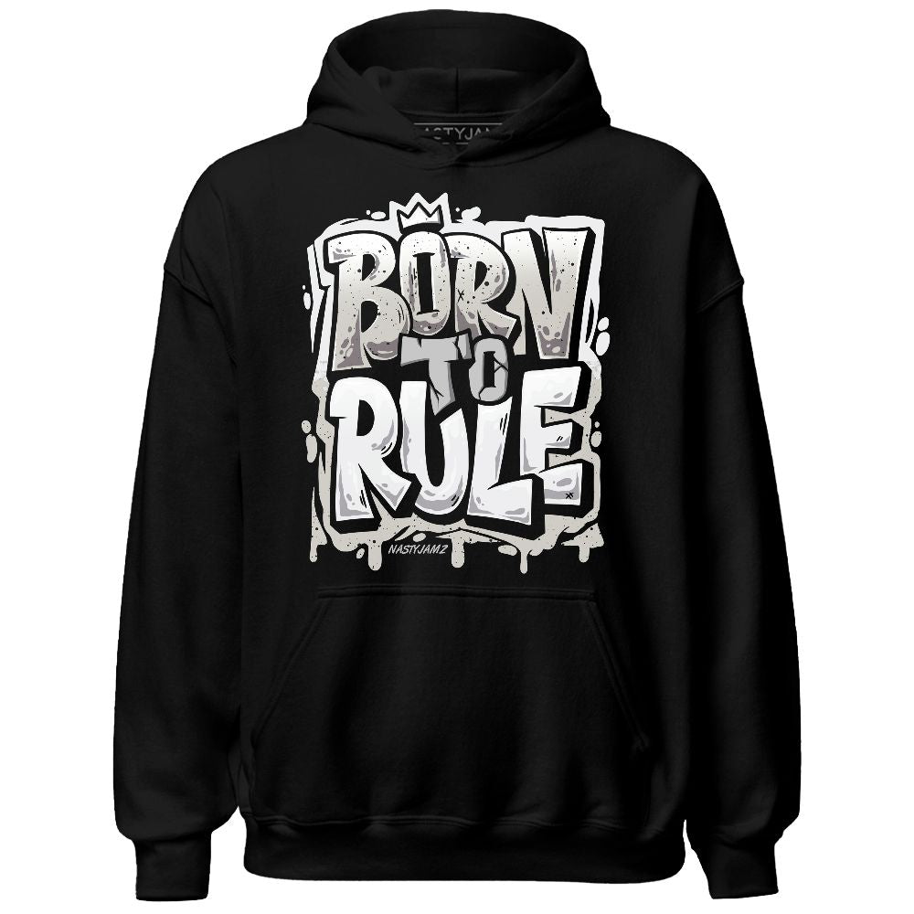 Reverse Metallic 5s NastyJamz Hoodie Match Born To Rule