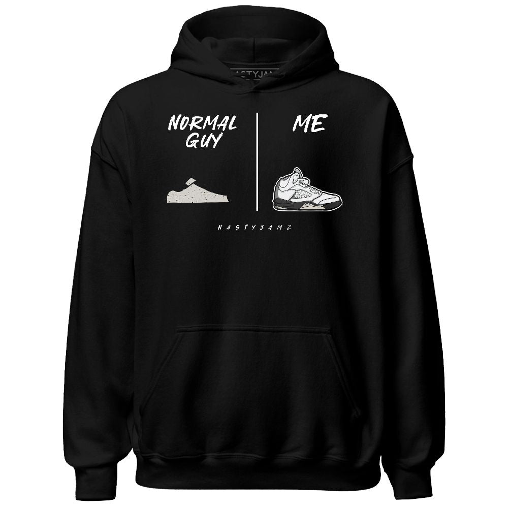 Reverse Metallic 5s NastyJamz Hoodie Match Normal Guy Shoe
