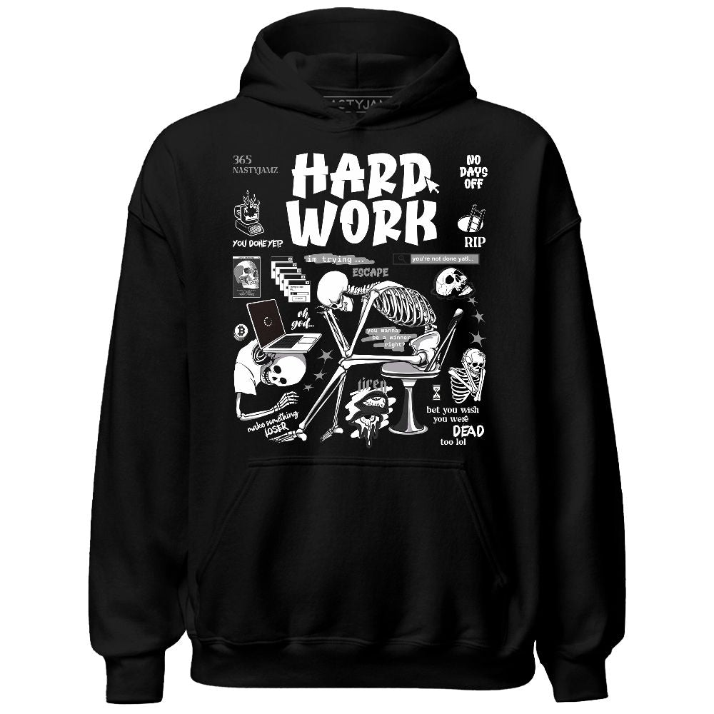 Black Toe 14s NastyJamz Hoodie Match Hard Work