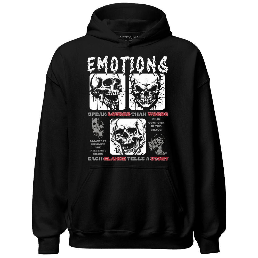Black Toe 14s NastyJamz Hoodie Match Emotions Skull