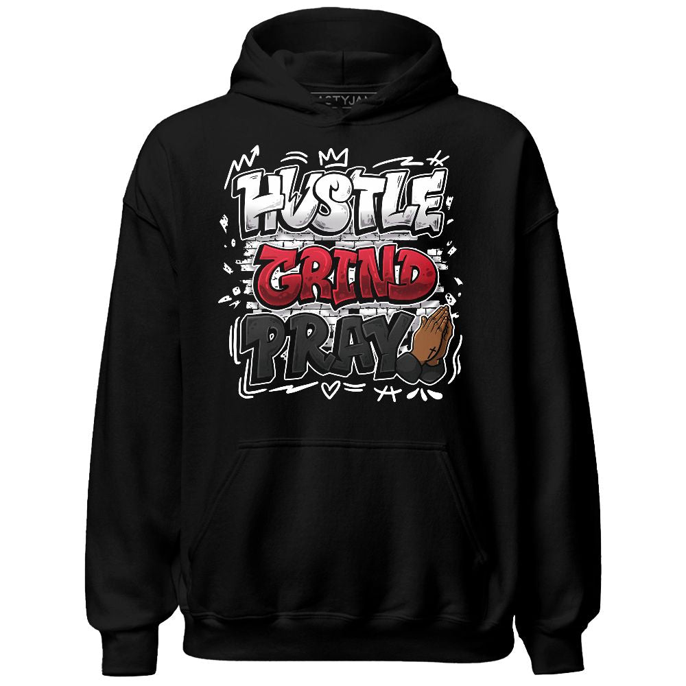 Black Toe 14s NastyJamz Hoodie Match Hustle Grind Pray