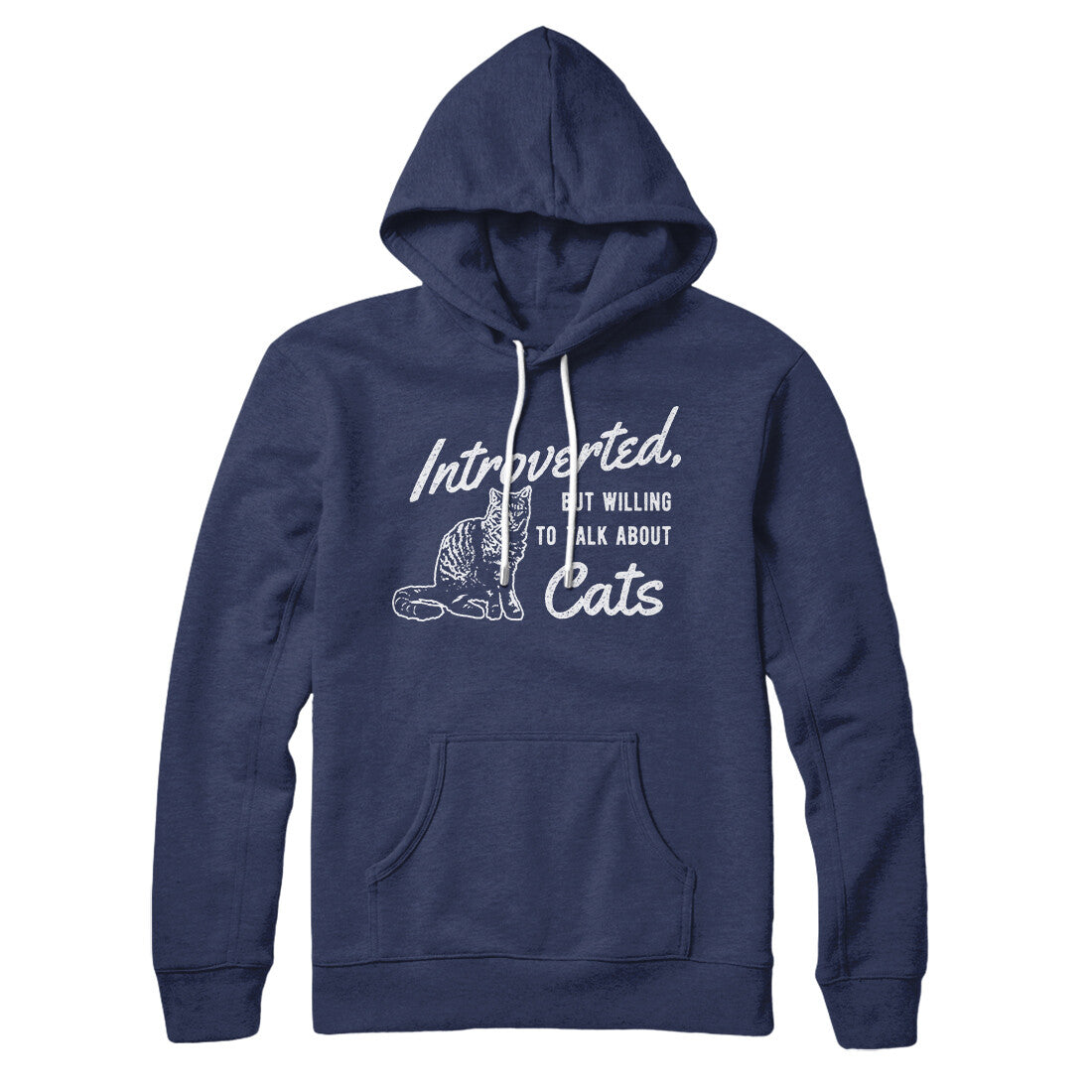 Introverted But Willing To Talk About Cats Hoodie