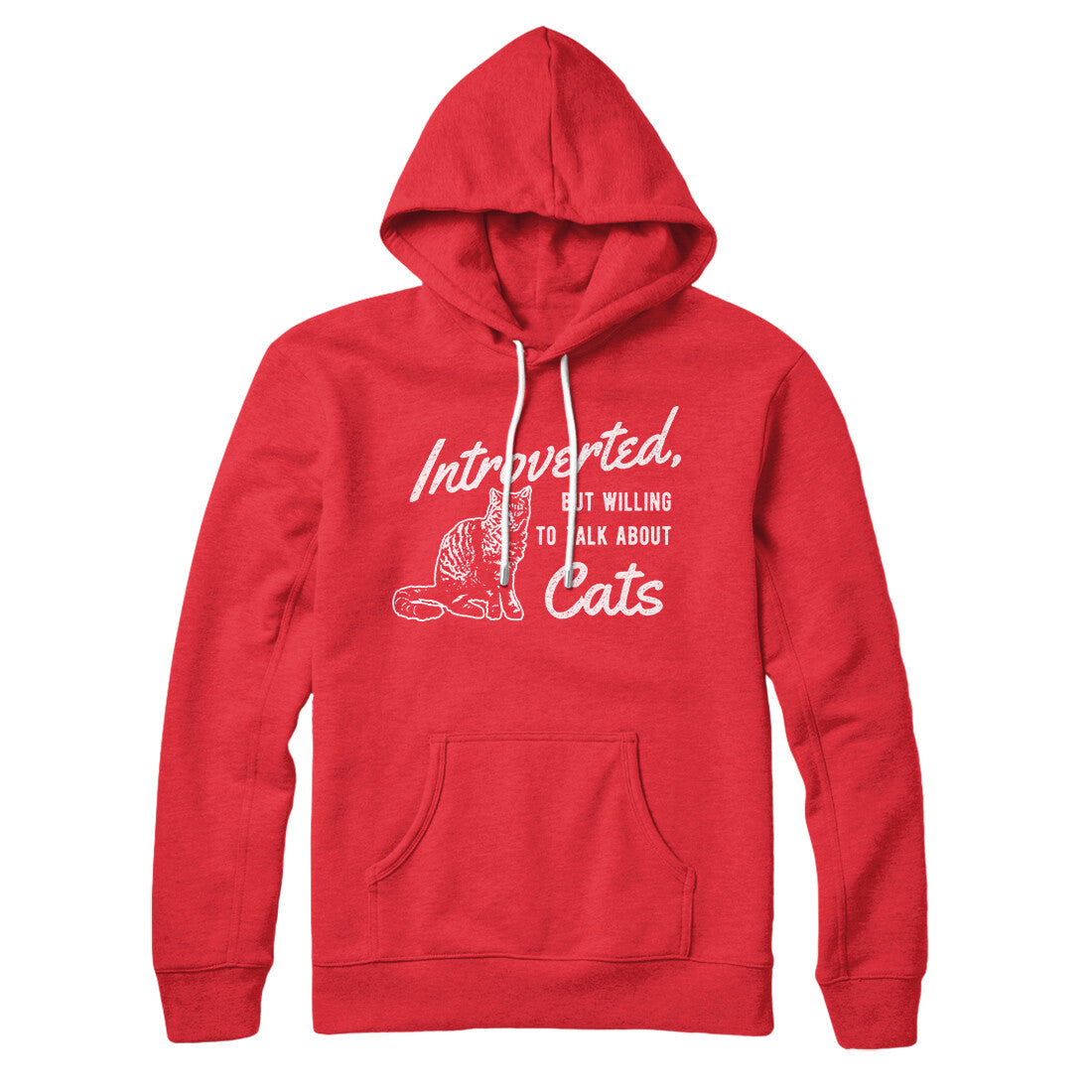 Introverted But Willing To Talk About Cats Hoodie