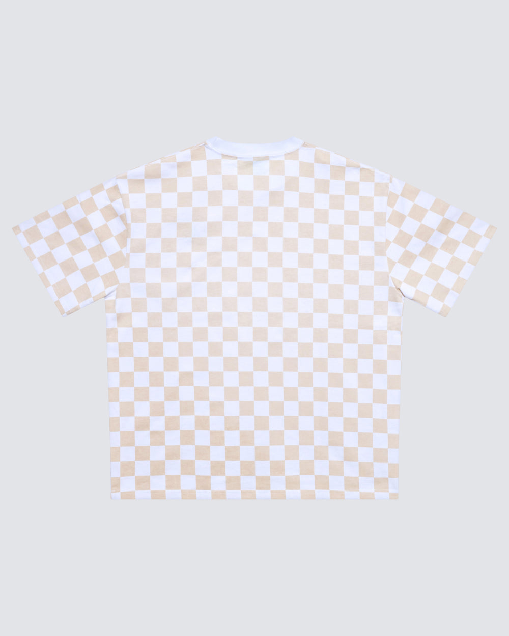 Smurf Check Oversized Graphic Tee - Unisex 90s Boxy Fit 100% Combed Cotton