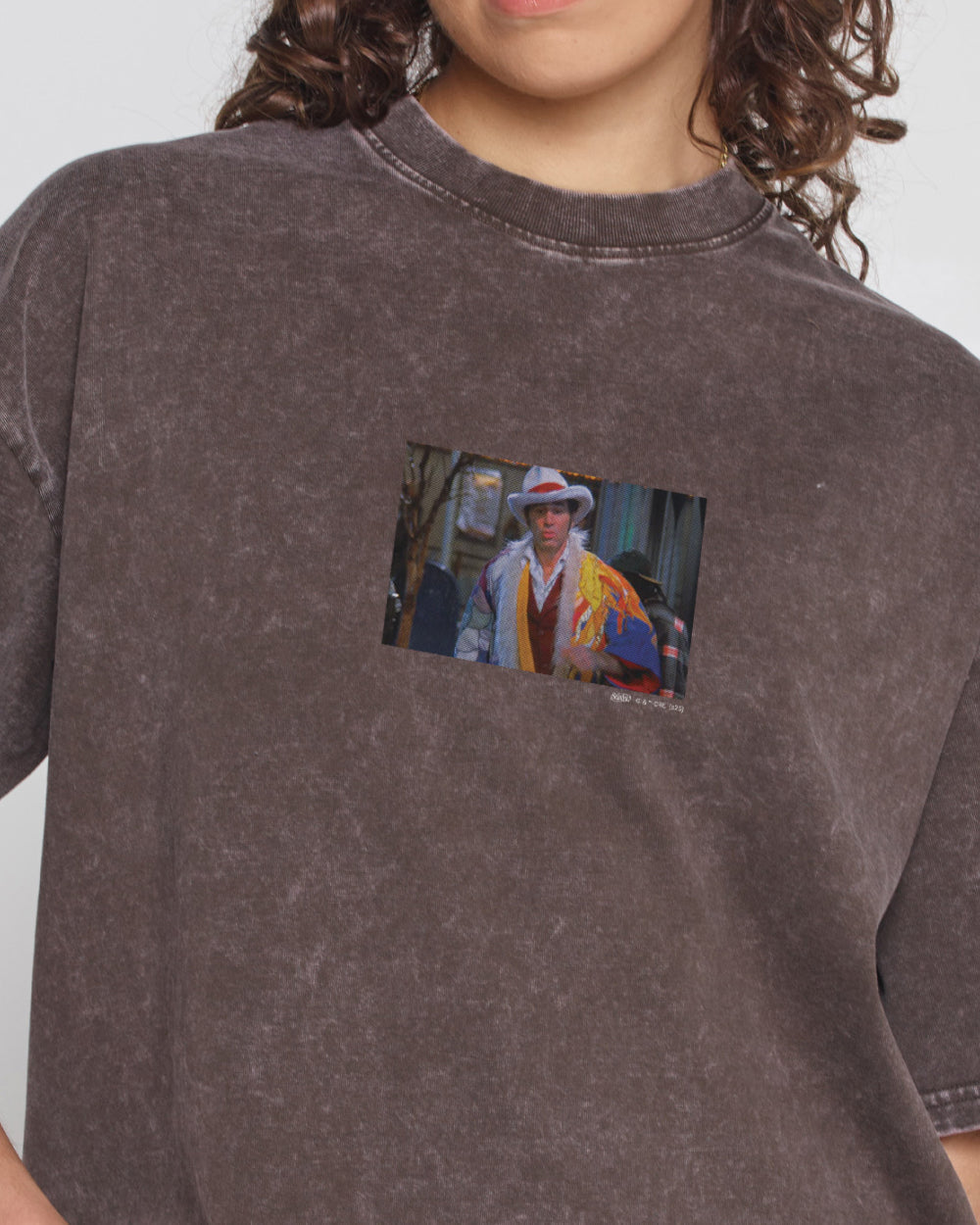 Sweet Maria Oversized Seinfeld Graphic Tee - Unisex 90s Boxy Fit 100% Combed Cotton
